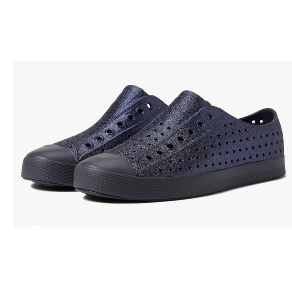 Native Shoes Jefferson Bling Onyx Bling - Picture 1 of 7